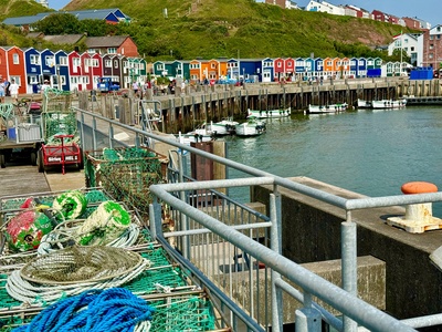 Helgoland - Hummerbuden am Kai