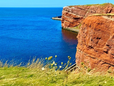 Helgoland - rote Klippen