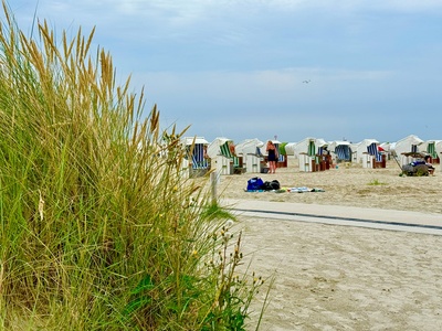 Norddeich mit Strandkörben