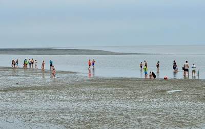 Norddeich Strand bei Ebbe