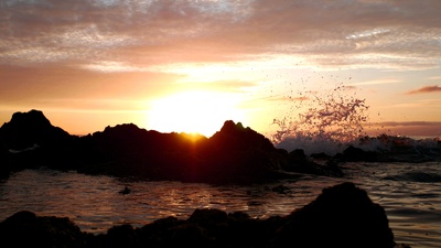 Sonnenaufgang bei Cala Radjada