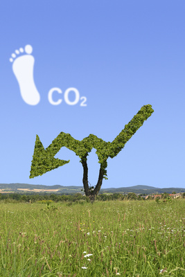 CO2-Fußabdruck - co2 footprint