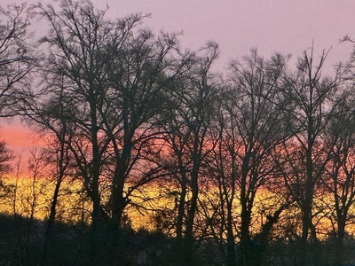 Sonnenuntergang Schwarz-Rot-Gold