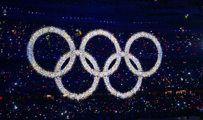 Olympische Ringe - Eröffnungsfeier Peking 2008