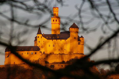 Die Marksburg bei Koblenz