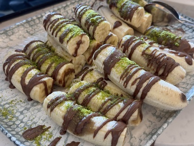 Bananen-Dessert mit Schoko Bananen-Dessert mit Schoko