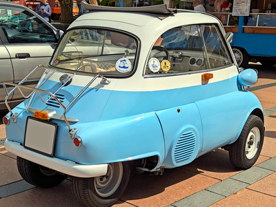 BMW Isetta, Heckansicht BMW Isetta, Heckansicht