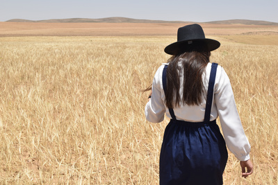 Girl in the desert Girl in the desert