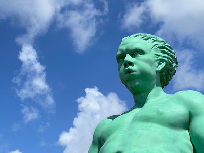 Wind-Denkmal am Sylter Bahnhof Wind-Denkmal am Sylter Bahnhof