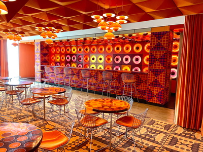 SPIEGEL-Kantine von Verner Panton im Museum SPIEGEL-Kantine von Verner Panton im Museum