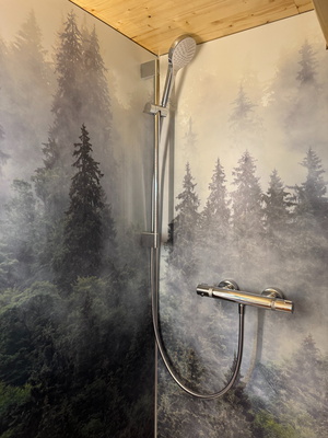 Dusche im Tiny-Haus Dusche im Tiny-Haus