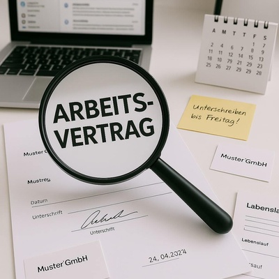 Arbeitsvertrag unter der Lupe Arbeitsvertrag unter der Lupe