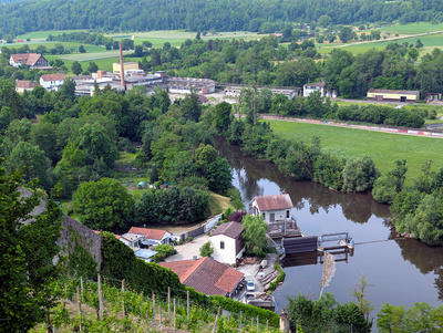 Vaihingen an der Enz, Flußkraftwerk und altes Industriegebiet Vaihingen an der Enz, Flußkraftwerk und altes Industriegebiet