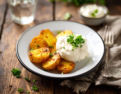Gesundes Essen: Pellkartoffeln mit Quark Gesundes Essen: Pellkartoffeln mit Quark