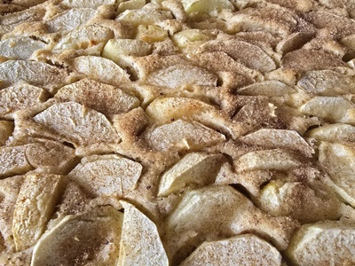 Frischer Apfelkuchen