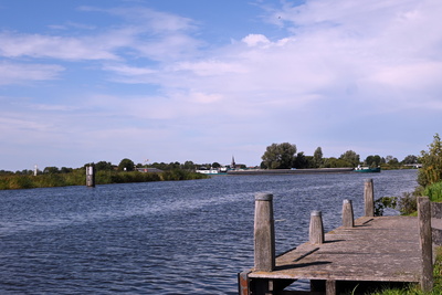Fluss bei Burgum Fluss bei Burgum