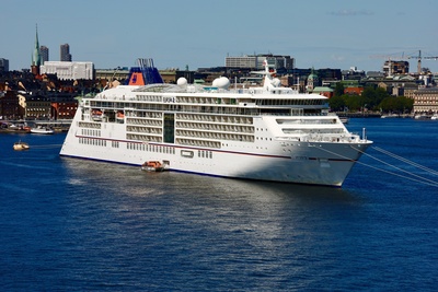 Europa 2 im Stockholmer Hafen Europa 2 im Stockholmer Hafen