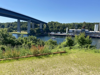 Holtenauer Hochbrücke vom Kanal Holtenauer Hochbrücke vom Kanal