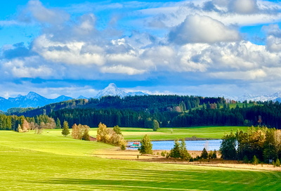 Der Attlesee bei Nesselwang Der Attlesee bei Nesselwang