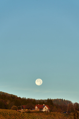 Monduntergang Supermond