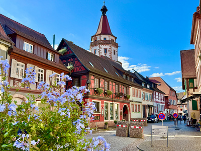 Altstadt Gengenbach mit Niggelturm