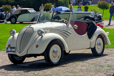 Fiat Cabrio Kleinwagen bei der Classic Gala 2025 in Schwetzingen
