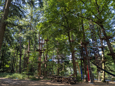 Klettergarten beim Tierpark in Pforzheim