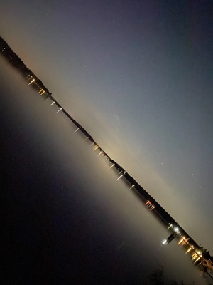 Wannsee Horizont verrutscht