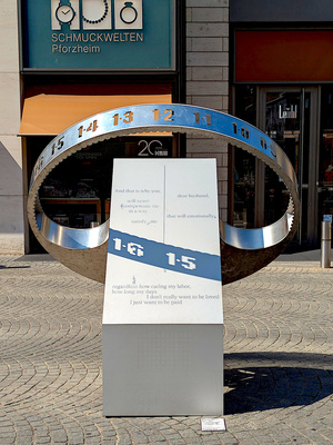 Nach 16 Uhr auf dem Leopoldsplatz in Pforzheim