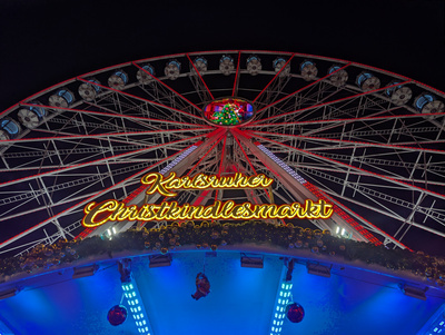 Riesenrad auf dem Karlsruher Christkindlesmarkt
