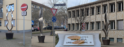 Urban Nature Skulpturen von René Dantes in Pforzheim