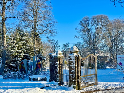 Winterstimmung am Tor zum Friedrichsturm