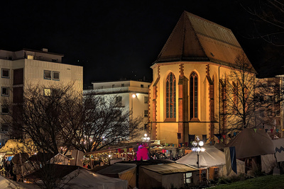 Barf&uuml;&szlig;erkirche in Pforzheim, Mittelaltermarkt