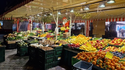 Obst und Gem&uuml;se Stand