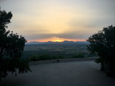 Sonnenaufgang in Petra (Mallorca)