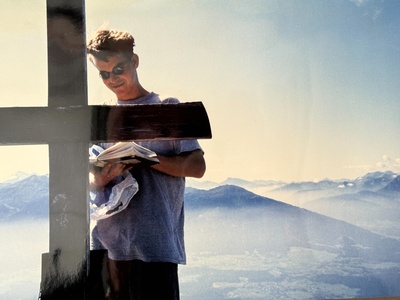 Eintrag ins Gipfelbuch