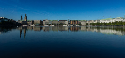 Skyline Hamburg Jungfernstieg