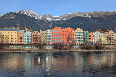 Innsbruck - Blick auf die Nordkette