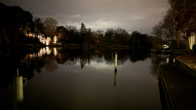 Kleiner Wannsee vernebelt