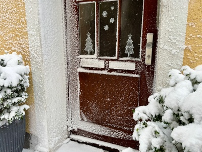 Haust&uuml;r im Winter