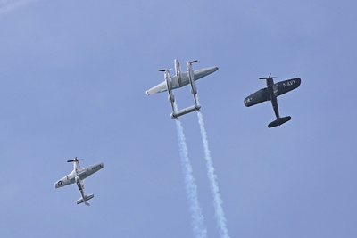 Steigflug &uuml;ber der Hahnweide