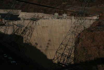 Br&uuml;ckenbau am Hoover Dam, USA, Arizona, 2009, Foto bitte ausschlie&szlig;lich zur redaktionellen Verwendung und mit Urheberhinweis: Alexander Hauk / alexander-hauk.de