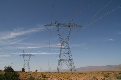 Starkstrommast, &Uuml;berlandleitung USA, 2009. Ver&ouml;ffentlichung bitte nur mit Urhebernennung: Alexander Hauk / alexander-hauk.de
