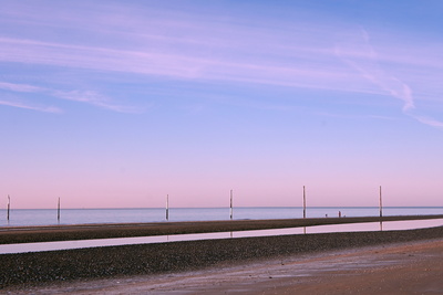 Abends an der Nordsee