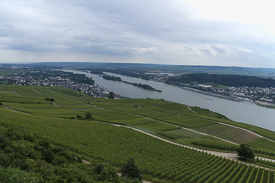 Der Rhein von Bingen nach R&uuml;desheim