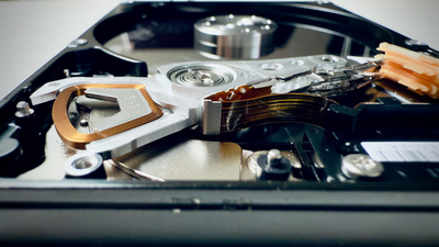 Festplatte Schreib-, Lesekopf