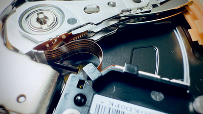 Festplatte Schreib-, Lesekopf
