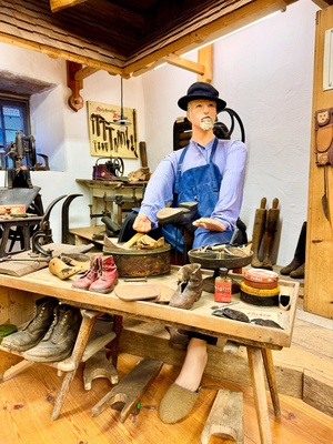 Schuster-Werkstatt im Museum