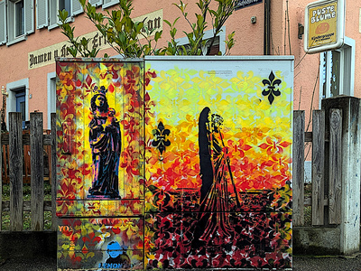 Freiburg Haslach, Streetart