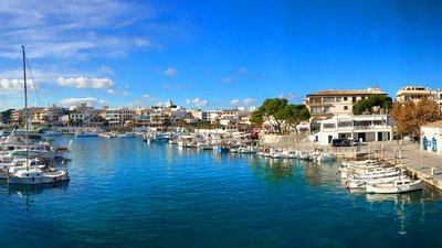 Malerischer Hafen in Cala Rajada, Mallorca